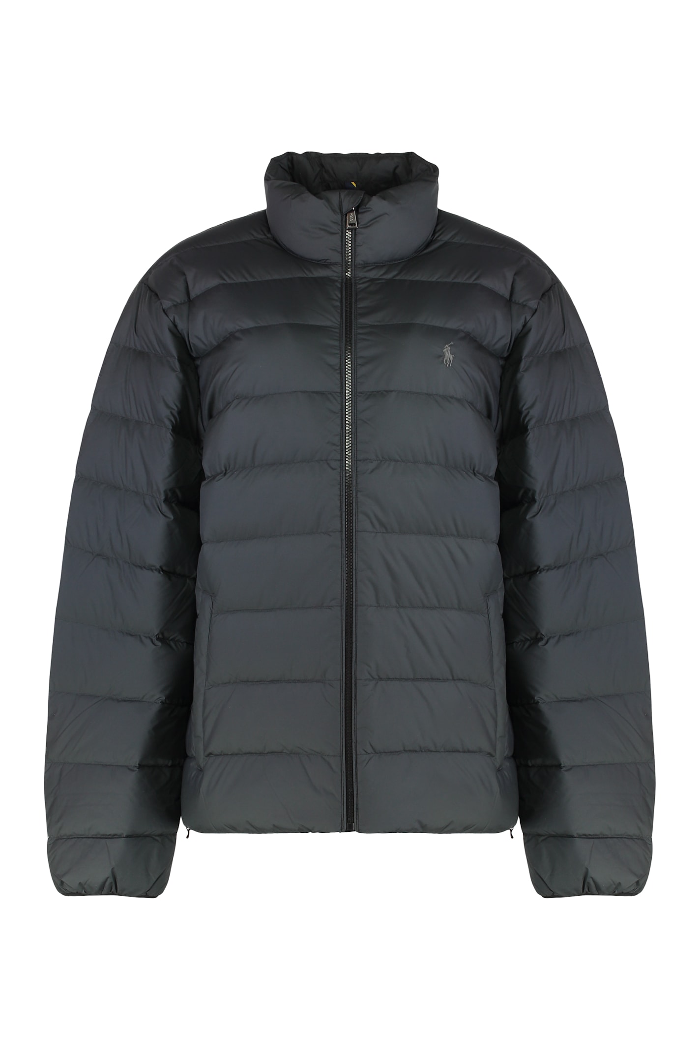 Polo Ralph Lauren Down Jacket In Technical Fabric In Gray