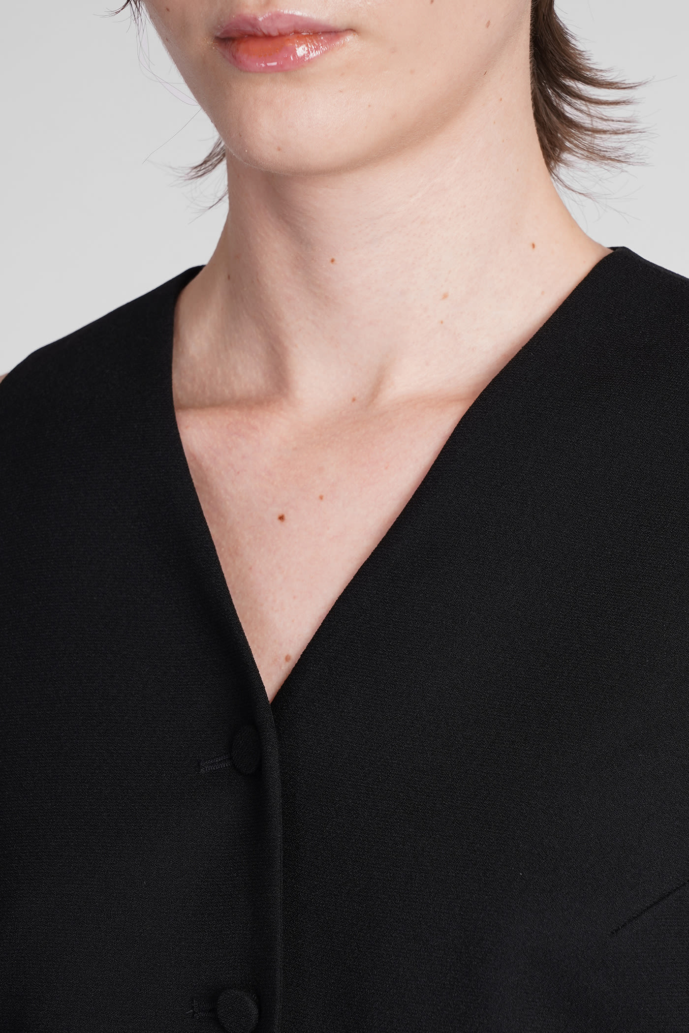 Shop The Andamane Pauline Vest In Black Polyester