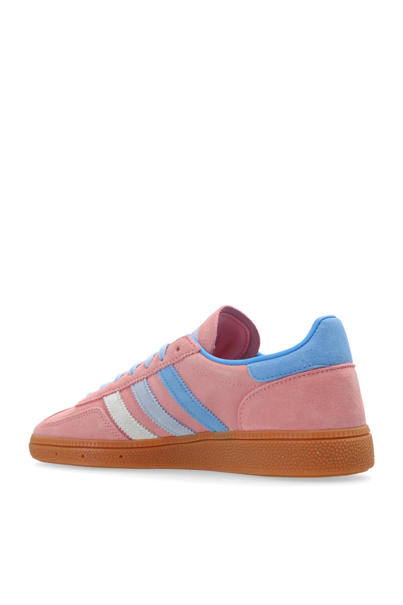 Adidas Originals Adidas Womens Semi Pink Spark Light Bl Handball Spezial Suede Low-top Trainers In Pink