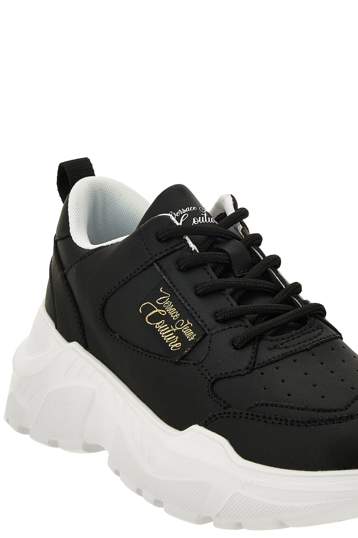 Versace Jeans Couture Sneakers In Black