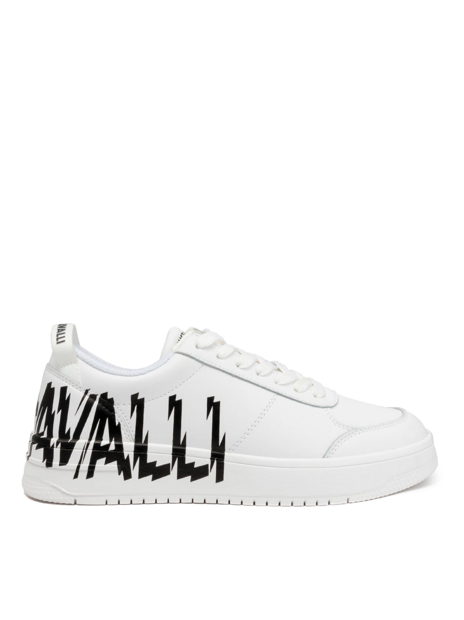 Just Cavalli Sneakers  Men Color White In White