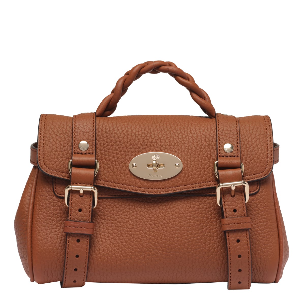 Mulberry Mini Alexa Handbag In Brown