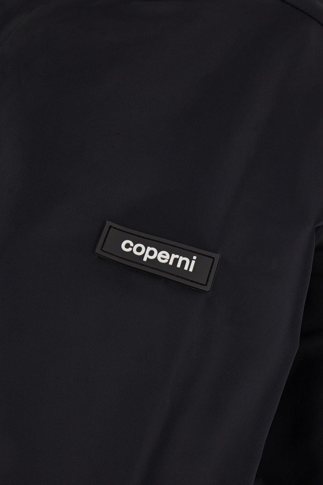 Shop Coperni Horn Zipped Blouson Jacket Jacket In Black