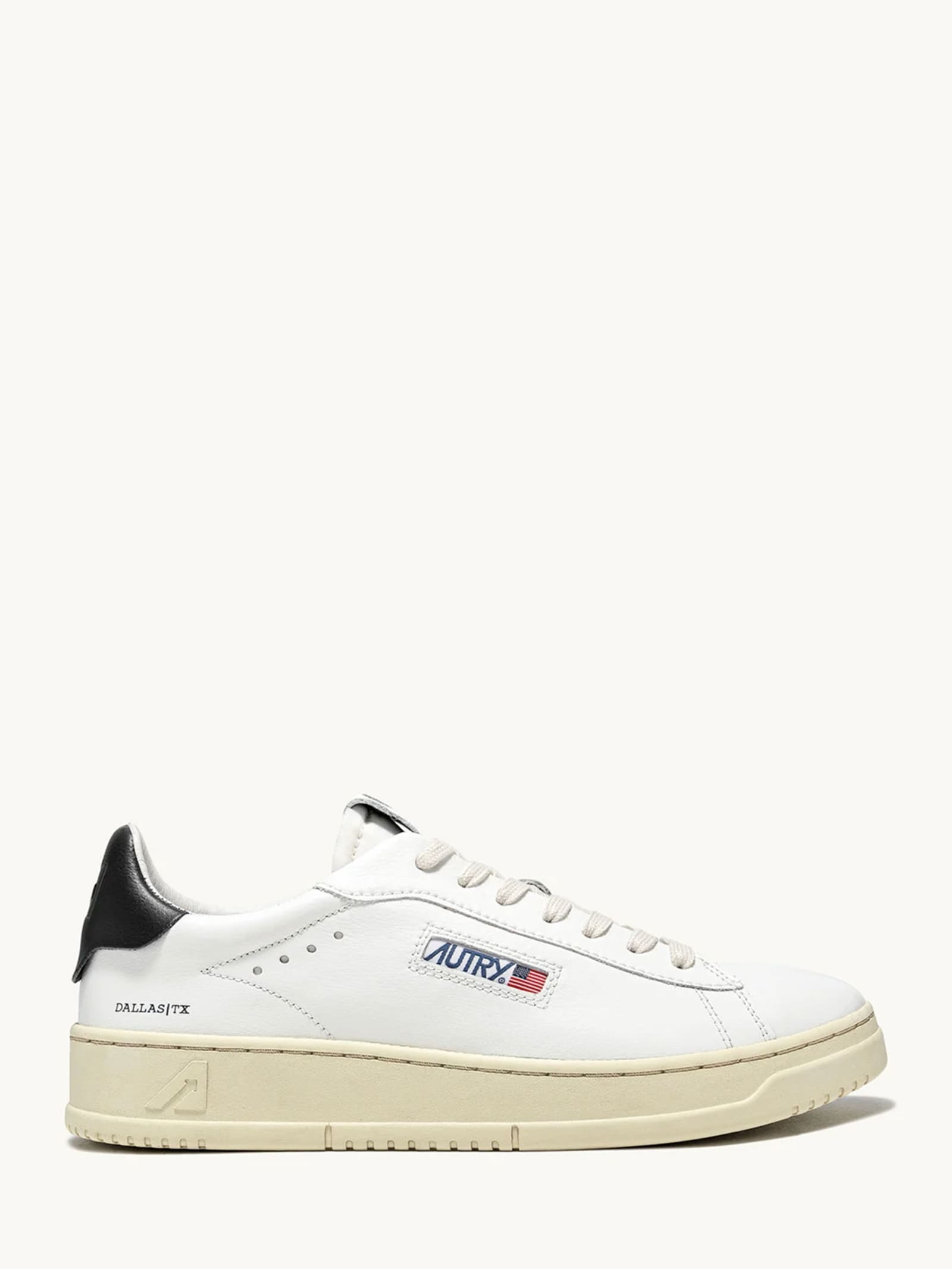 Autry Dallas White And Black Sneakers