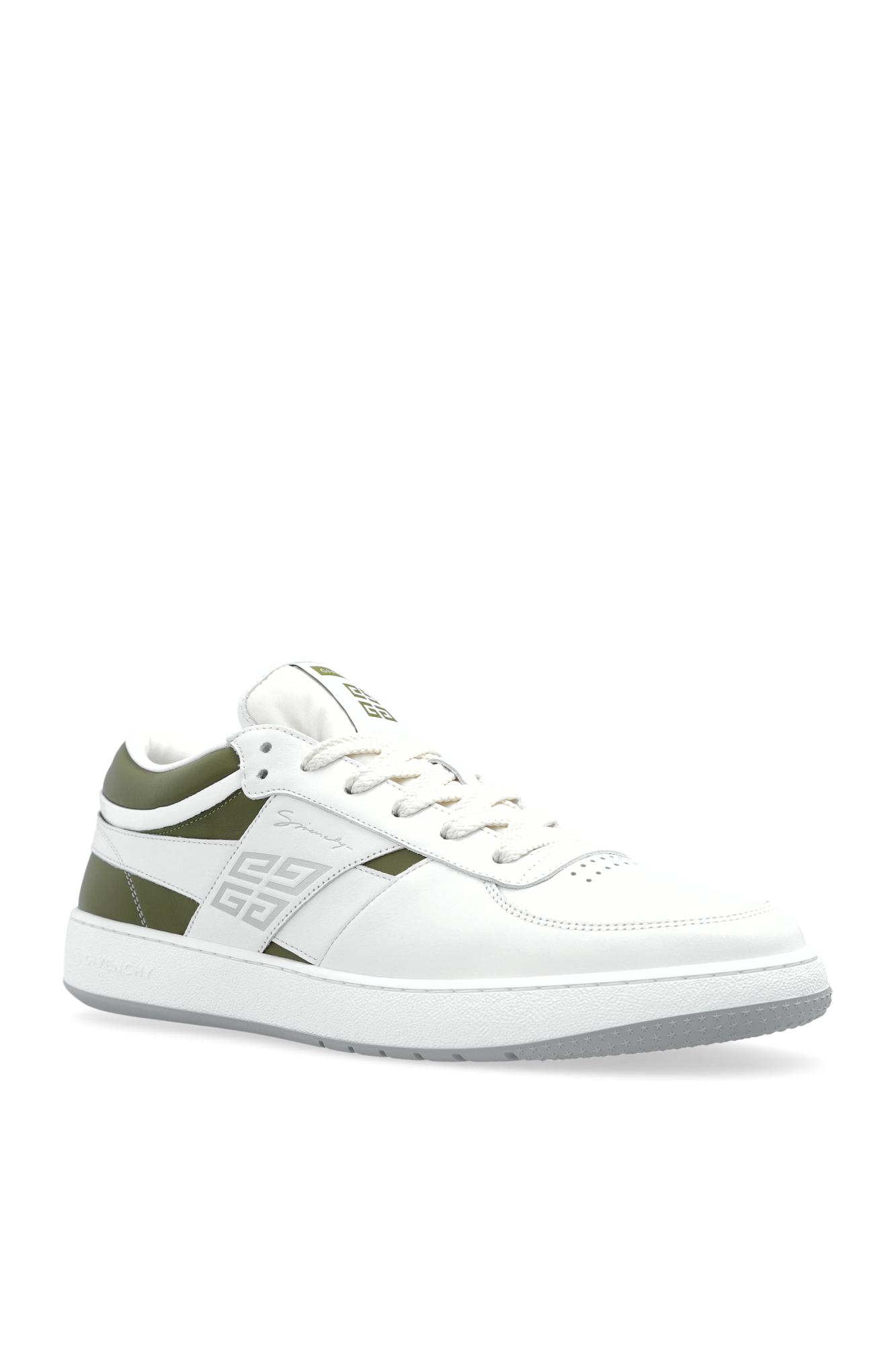 Givenchy G Move Leather Sneakers In White