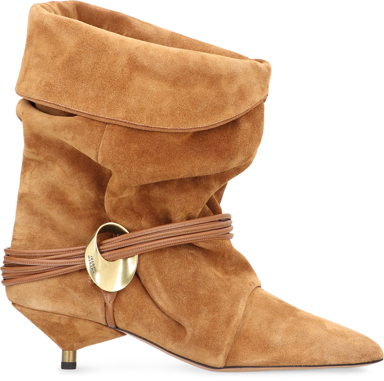 Isabel Marant Edrika Suede Ankle Boots In Brown