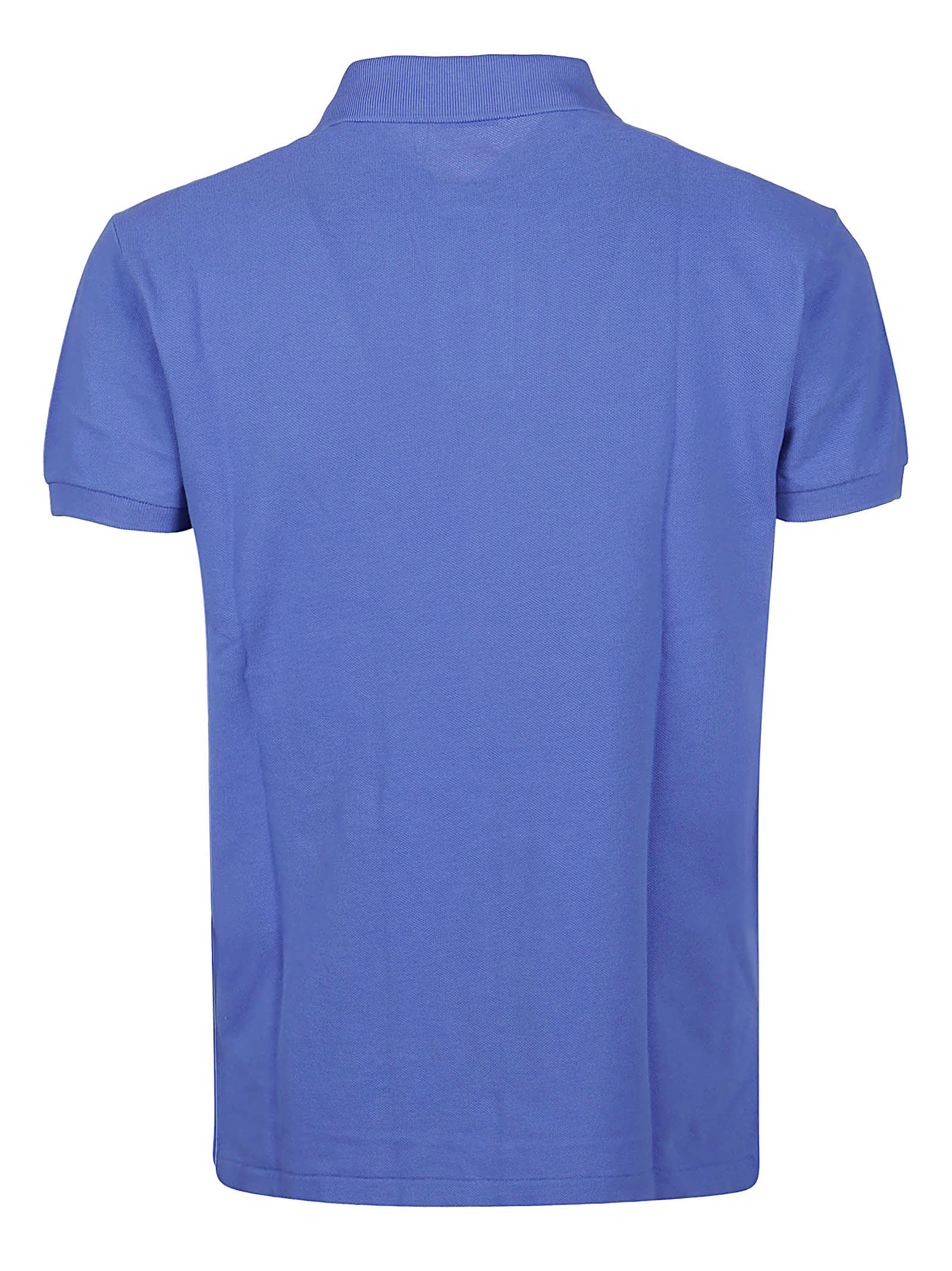 Shop Ralph Lauren Short Sleeve Polo Shirt In Maidstone Blue