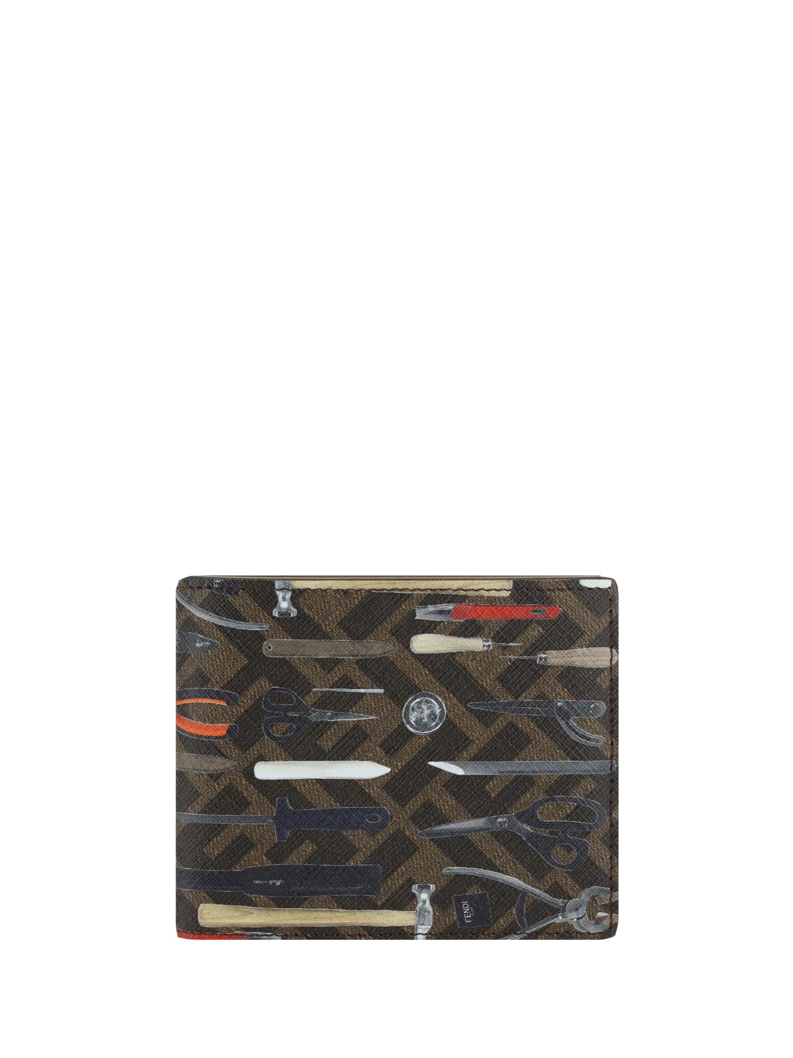 Shop Fendi Wallet In Tbmr/mlc+sand+p