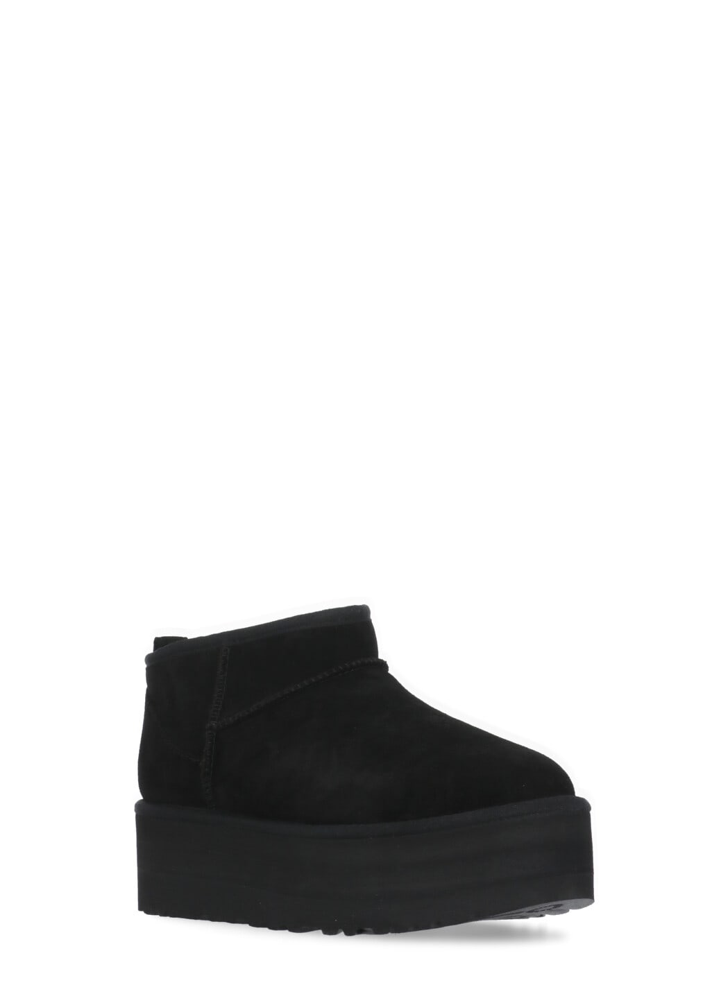 Shop Ugg Classic Ultra Mini Platform Ankle Boots In Black