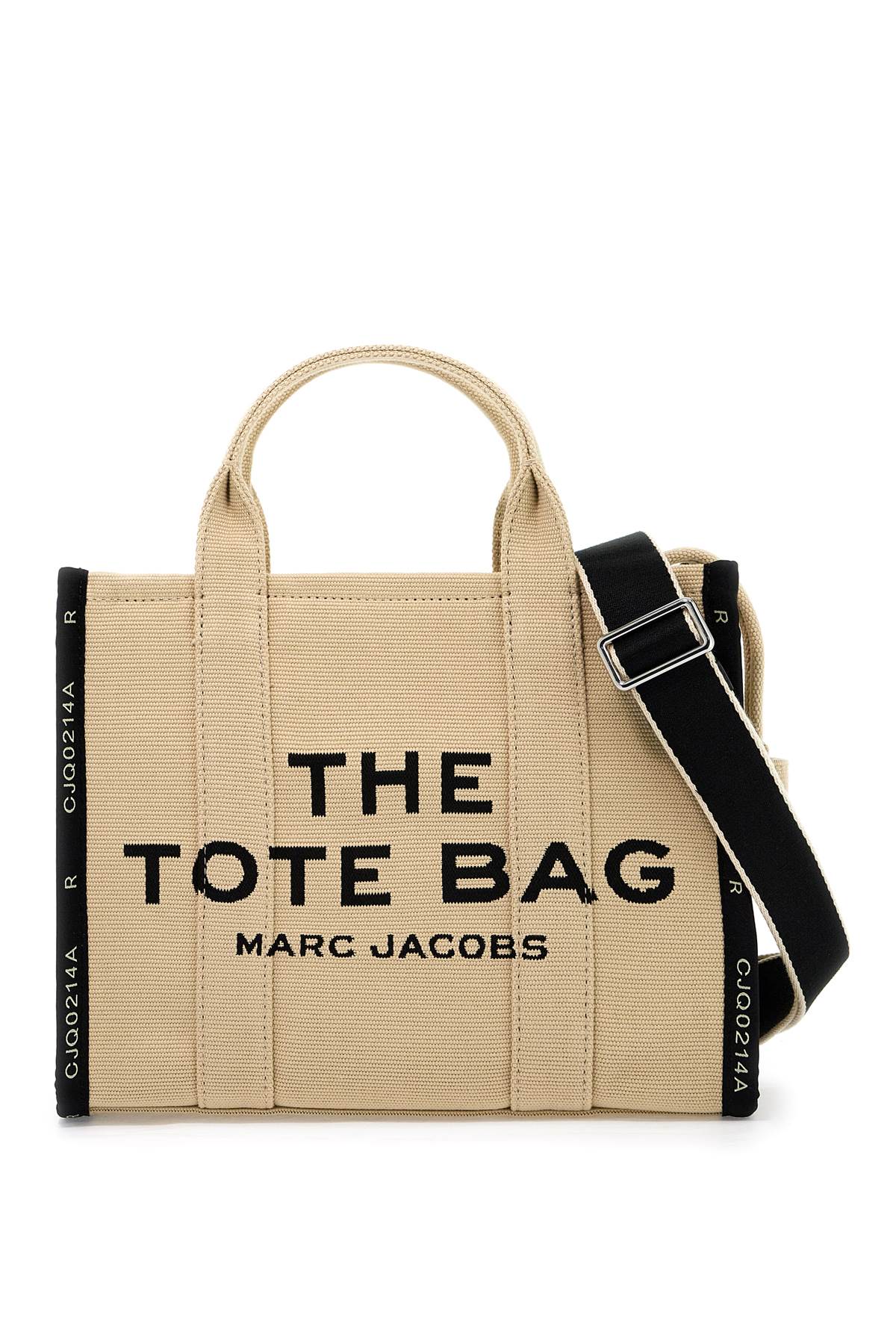 Shop Marc Jacobs The Jacquard Medium Tote Bag In Warm Sand (beige)