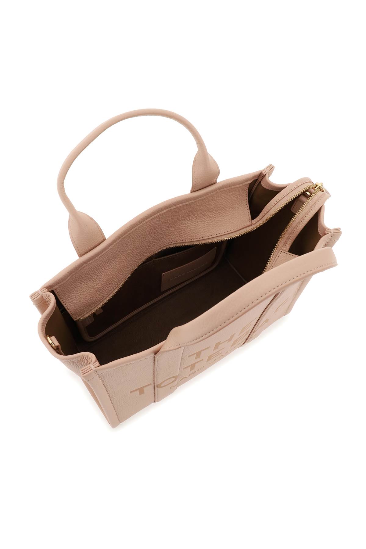 Marc Jacobs The Leather Medium Tote Bag In Pink