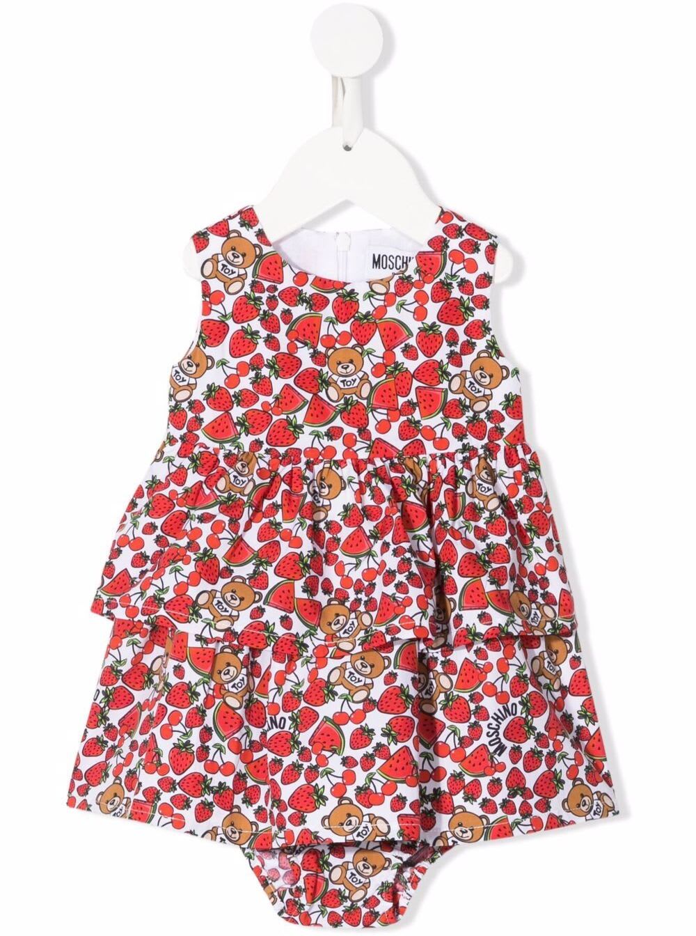 Moschino Kids Girl Coordinated Printed Cotton Suit