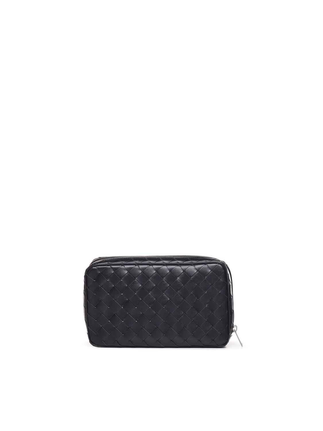 Shop Bottega Veneta Medium Intrecciato Organizer In Black