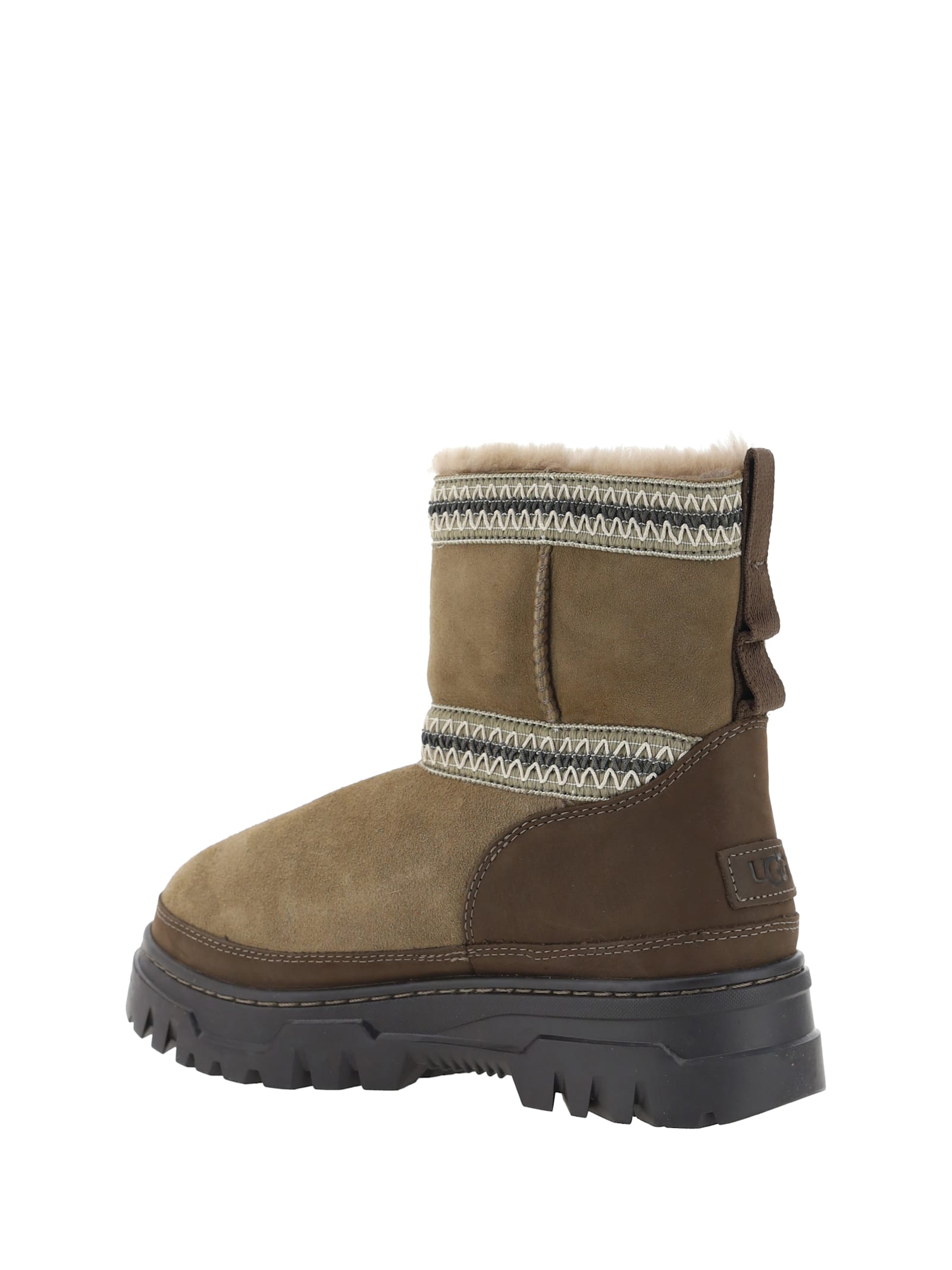 Shop Ugg Mini Trailgazer Boots In Hck Hickory