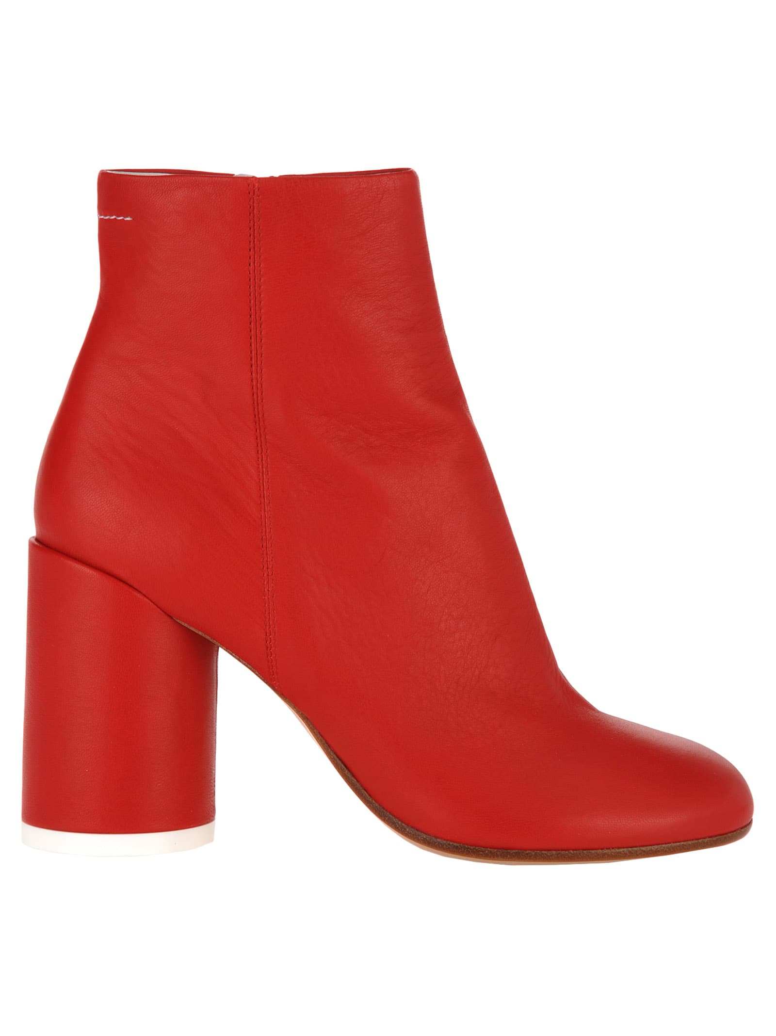 maison margiela red boots