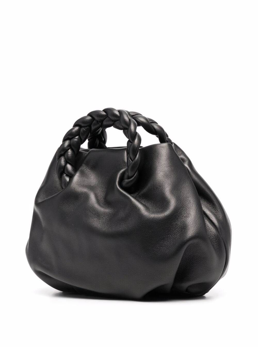 Bags  BOMBON L - Plaited-handle Leather Tote Bag Orange - HEREU Womens -  Puffinalia