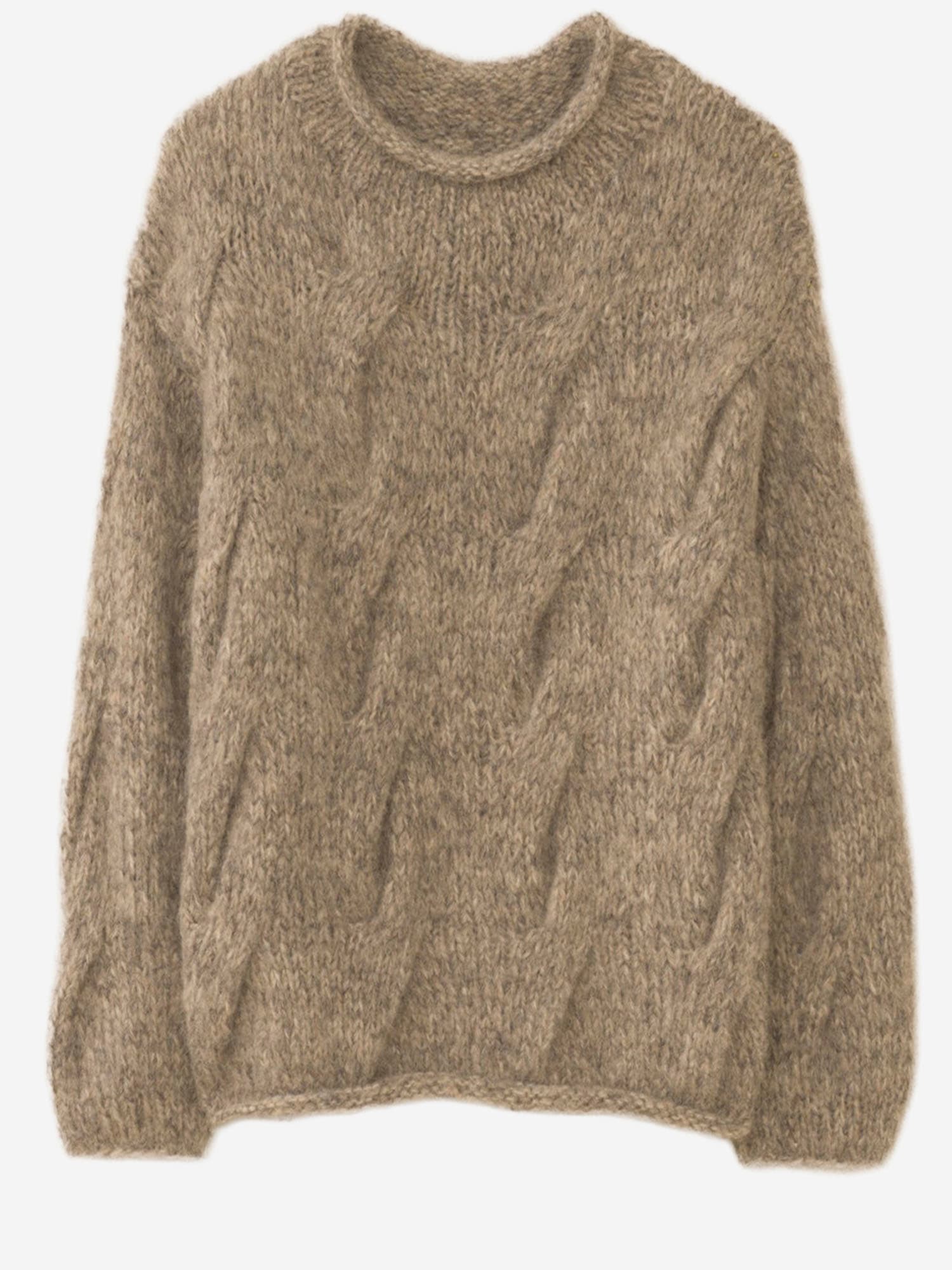 Lauren Manoogian Wool And Alpaca Sweater In Gray