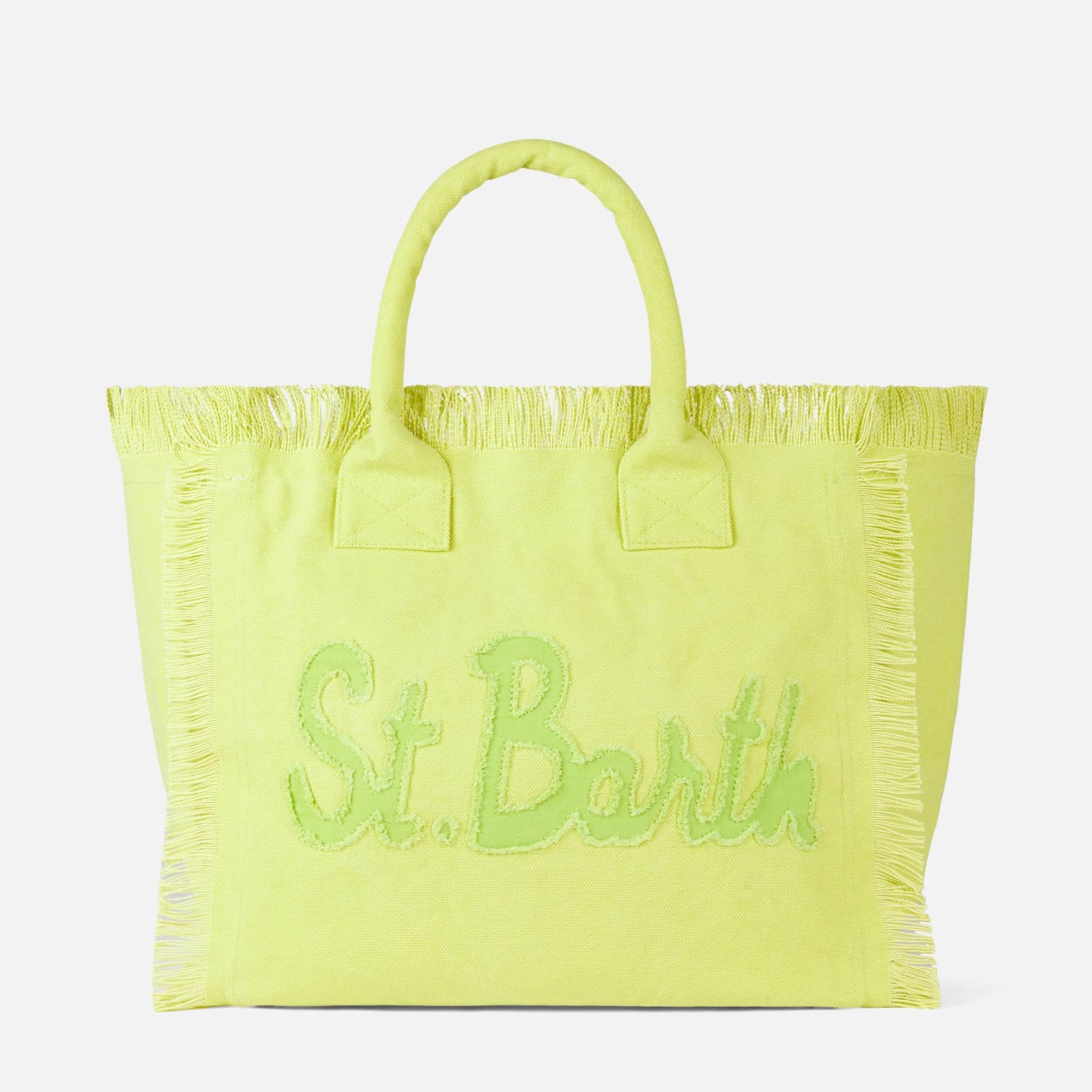 MC2 SAINT BARTH VANITY LIGHT GREEN CANVAS SHOULDER BAG