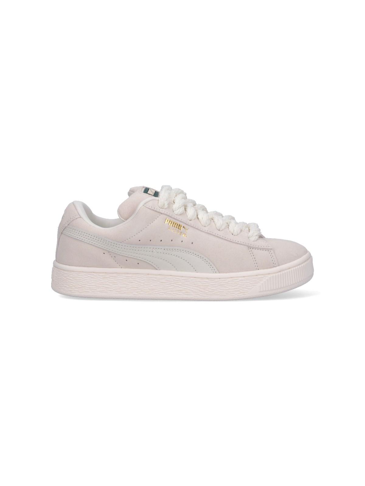 Puma Suede Xl Sneakers In Frosted Ivory Vapor Gray