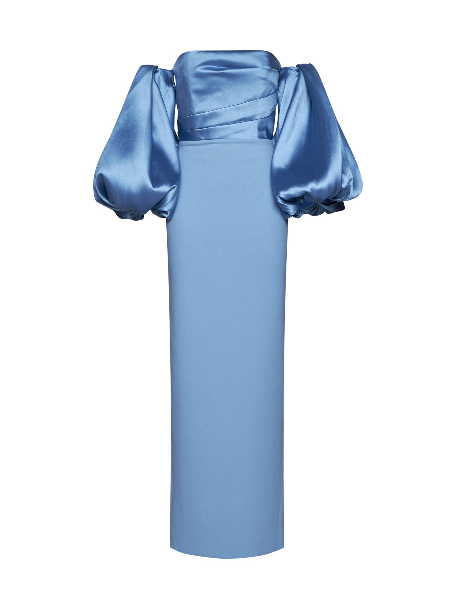 Solace London Dress In Blue