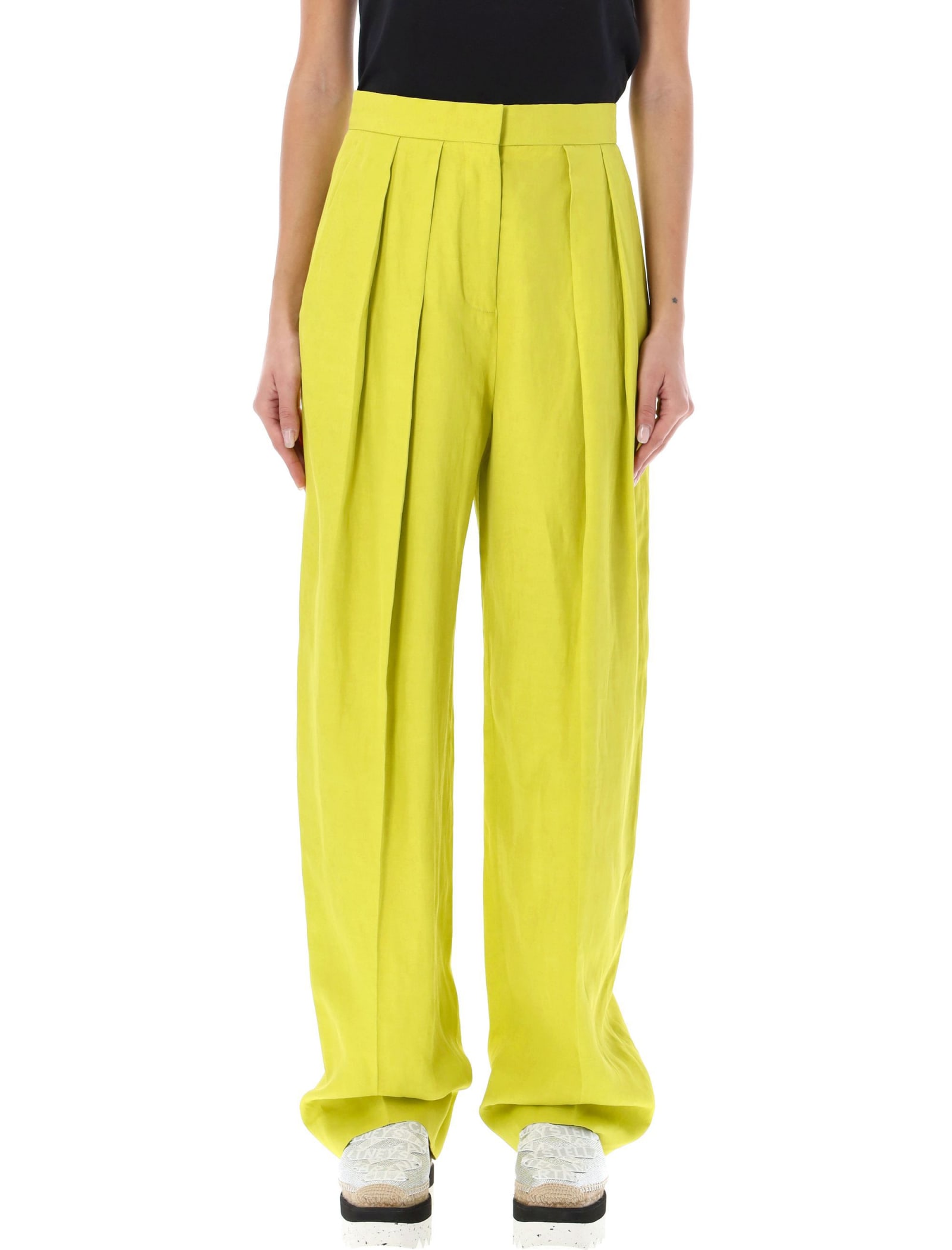 Stella McCartney Pleated Wide Pants