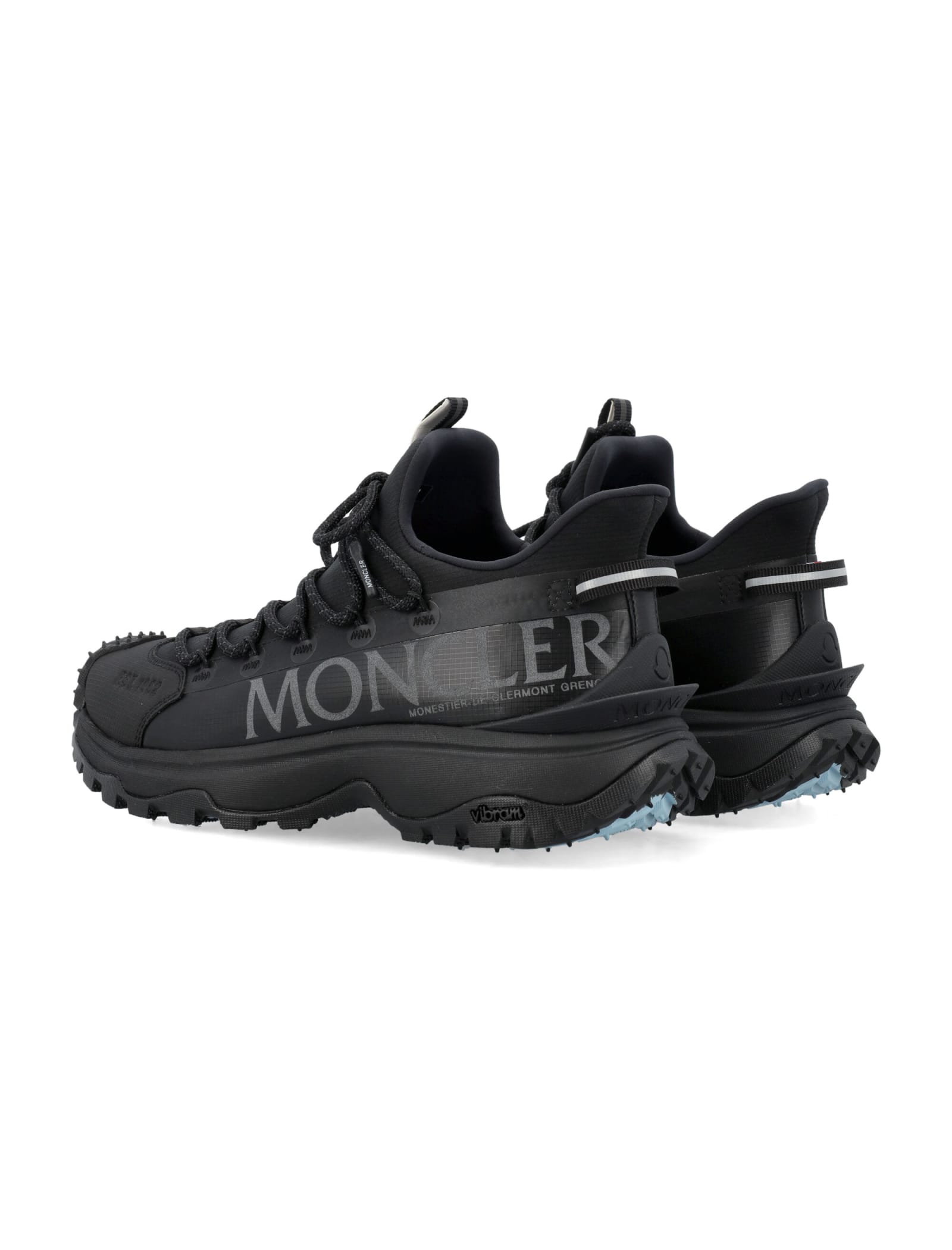 Shop Moncler Trailgrip Lite2 Low Top Sneakers In Black