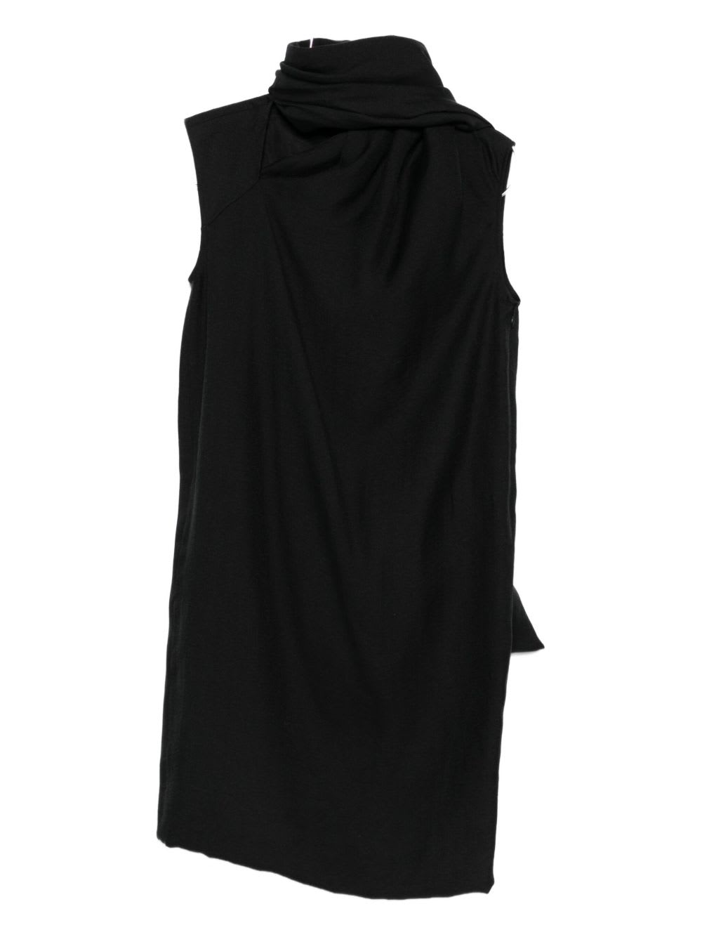 Totême Scarf Midi Dress In Black