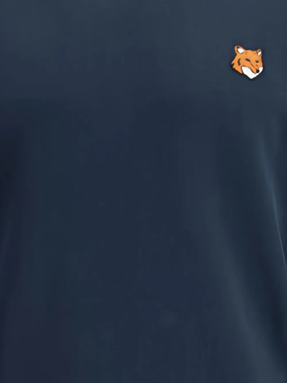 Maison Kitsuné Logo Sweatshirt In Blue