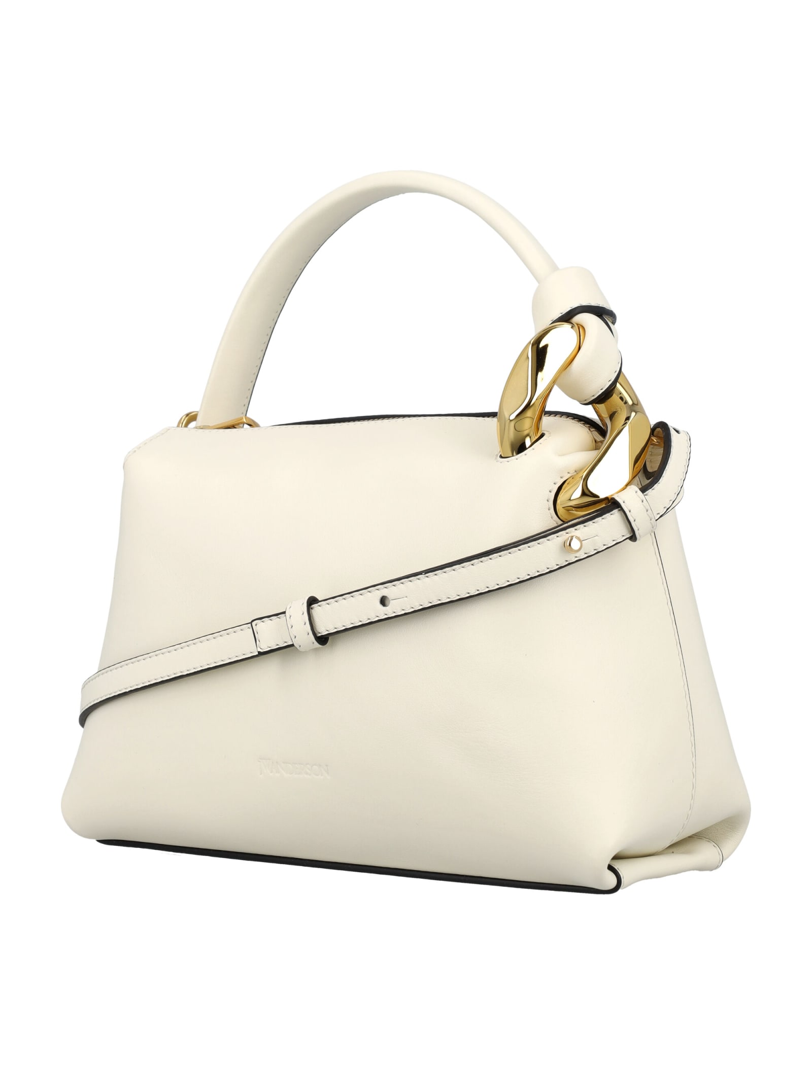 Shop Jw Anderson The Jwa Corner Bag Small In Off White