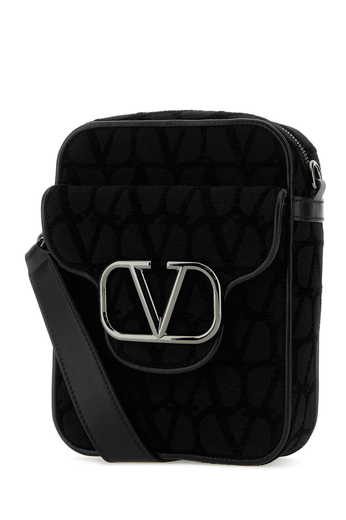 Shop Valentino Toile Iconographe Locã² Crossbody Bag In Nero
