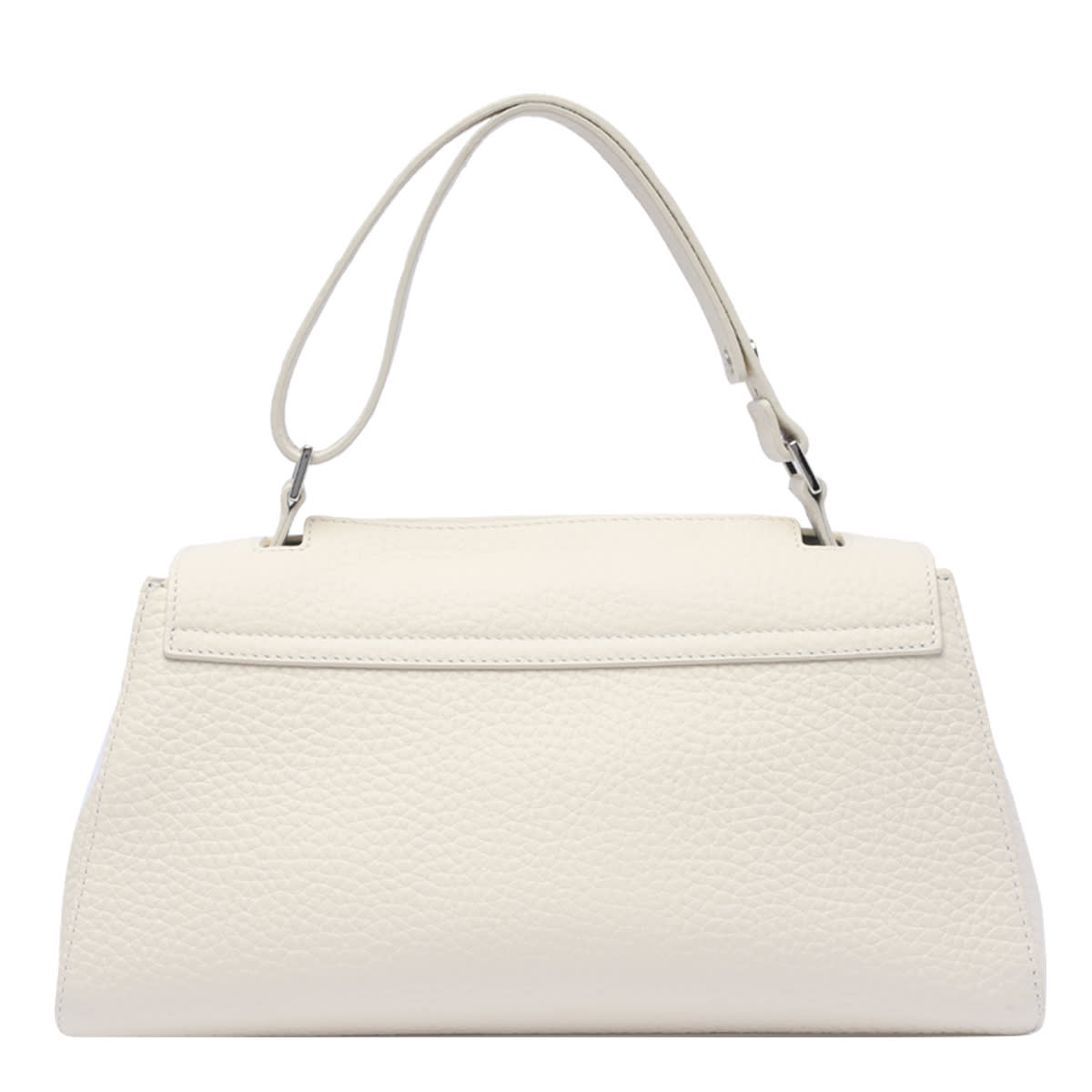 Shop Orciani Notturno Shoulder Bag In White