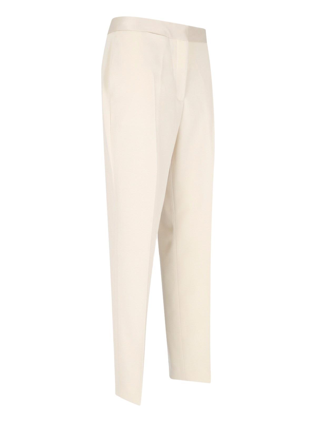 Shop Calvin Klein Classic Pants Pants In Beige