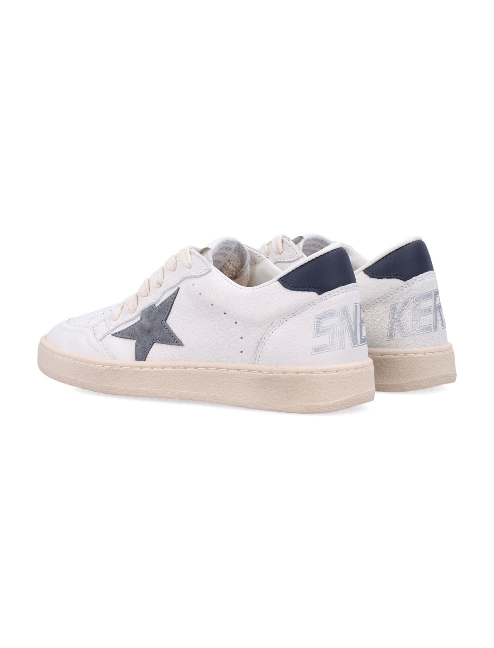 Golden Goose Kid - Ball Star New Sneaker In White
