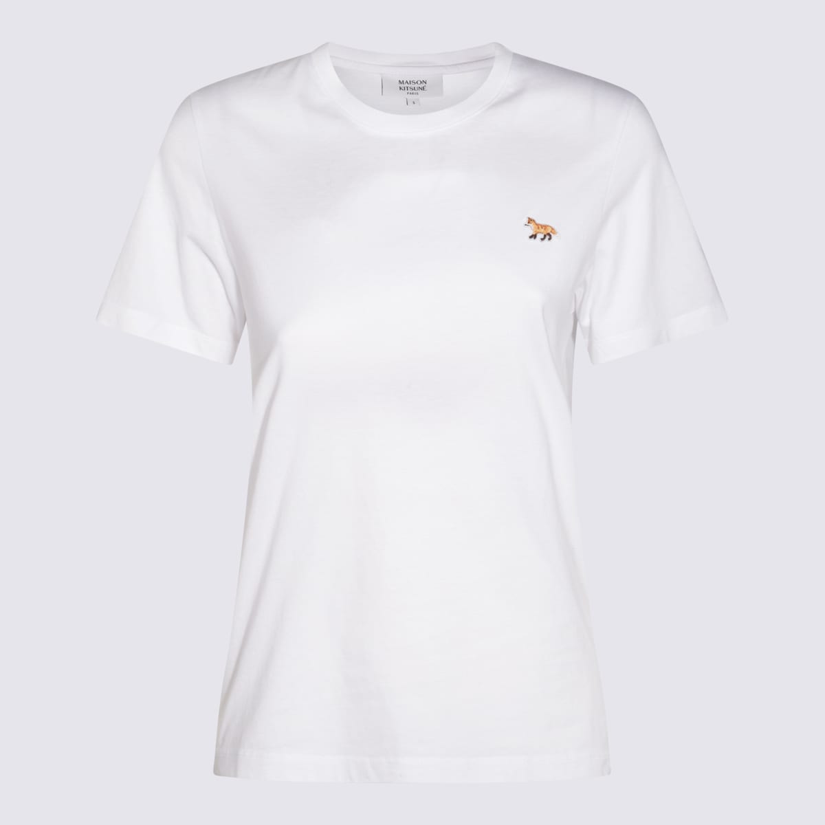 Maison Kitsuné White Cotton T-shirt