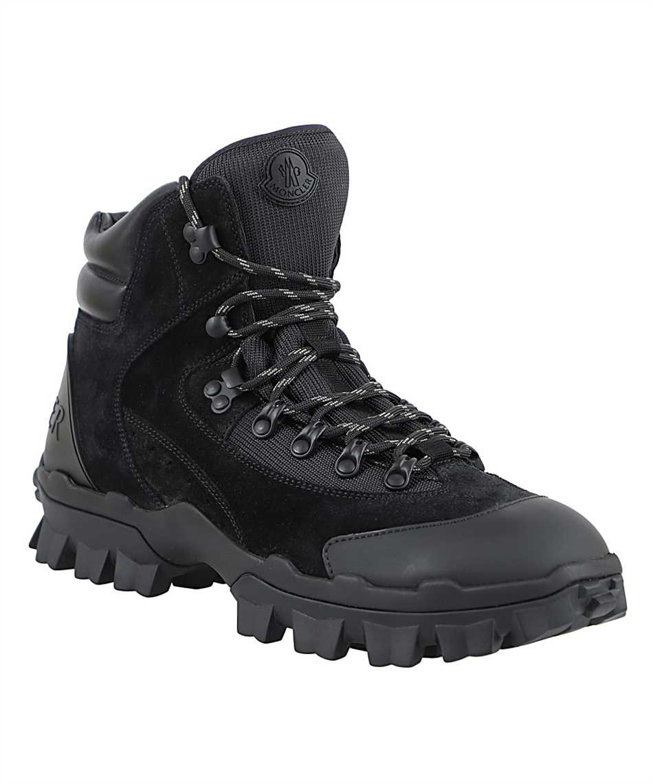 Moncler Black Herlot Lace-up Boots | ModeSens