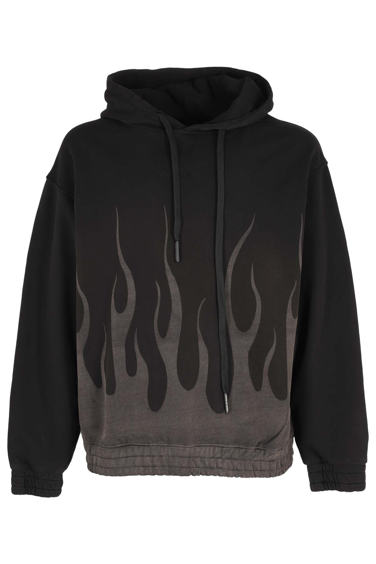 VISION OF SUPER HOODIE WITH CORROSIVE FLAMES