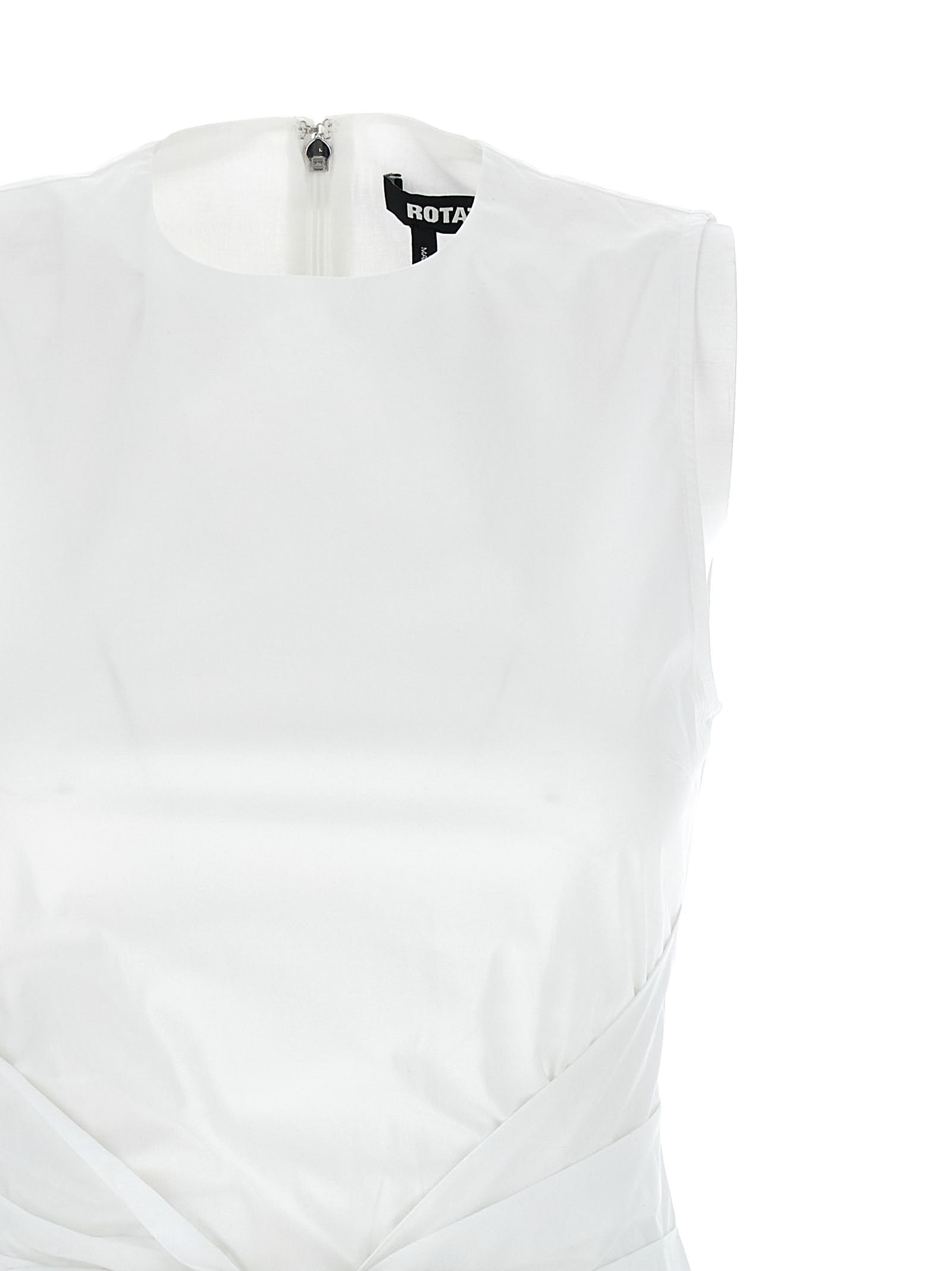 Rotate Birger Christensen Bow Mini Dress In White