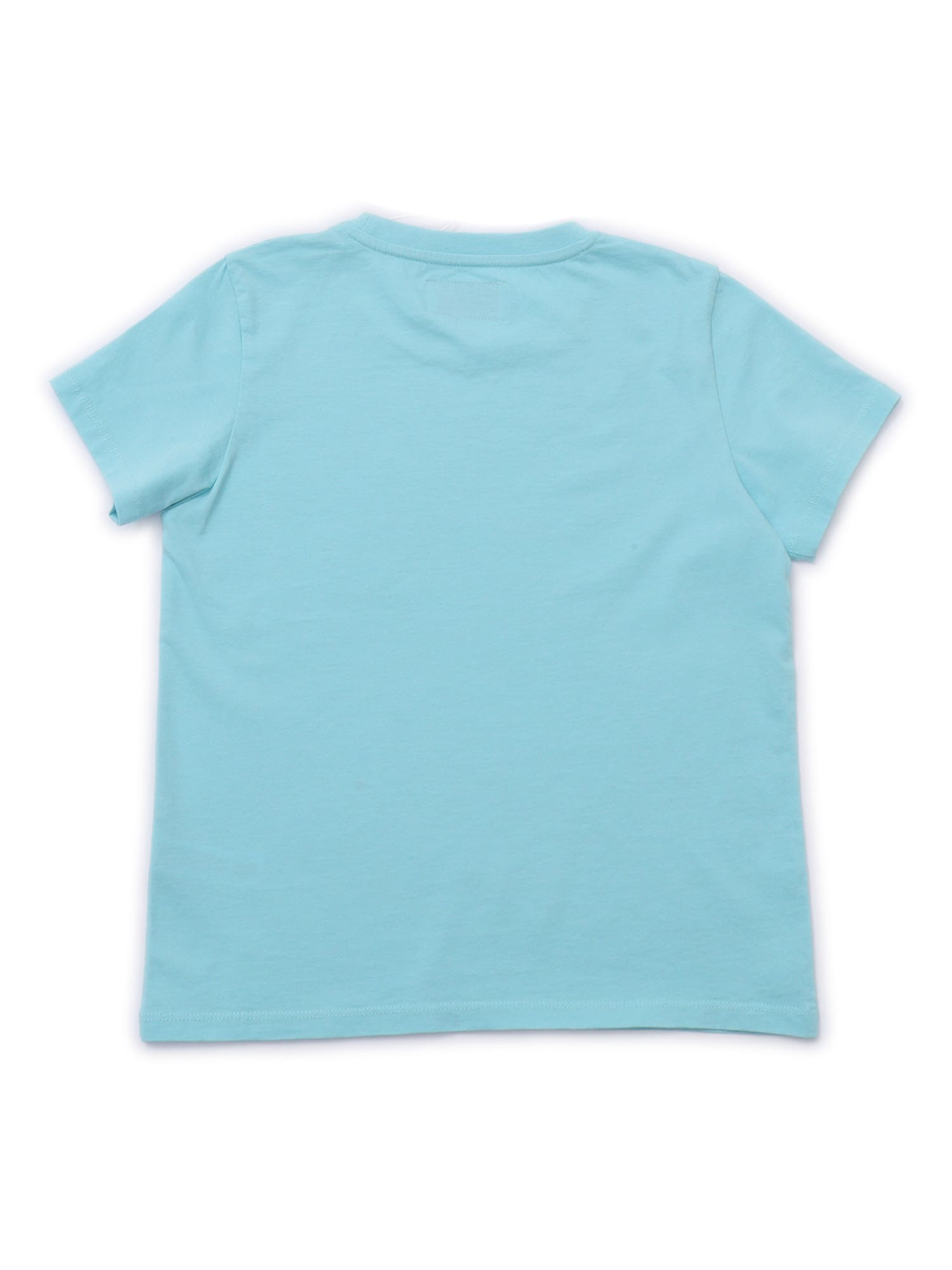Mc2 Saint Barth Elly Sport Club Print Cotton T-shirt In Blue