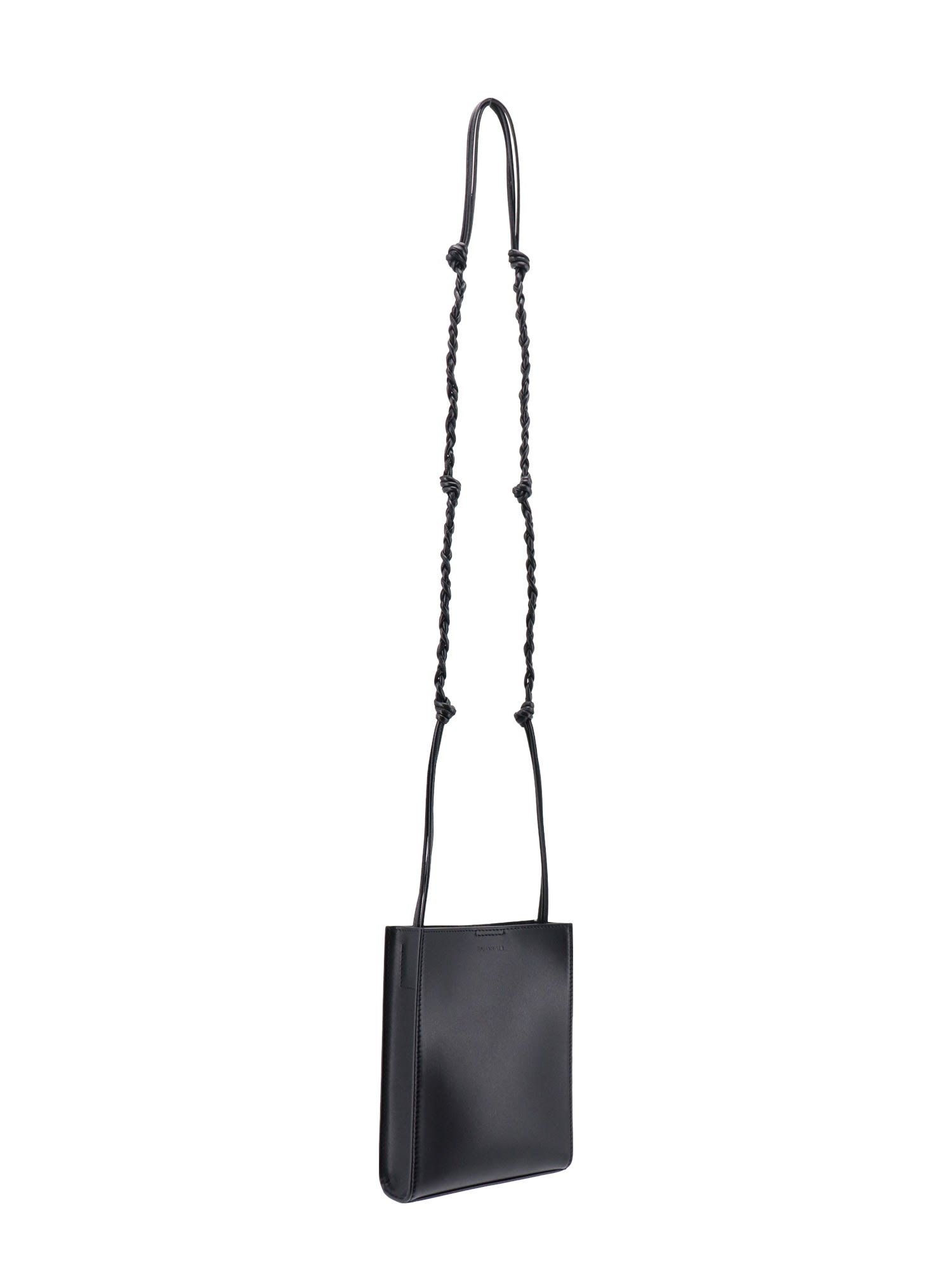 Shop Jil Sander Tangle Shoulder Bag In Nero