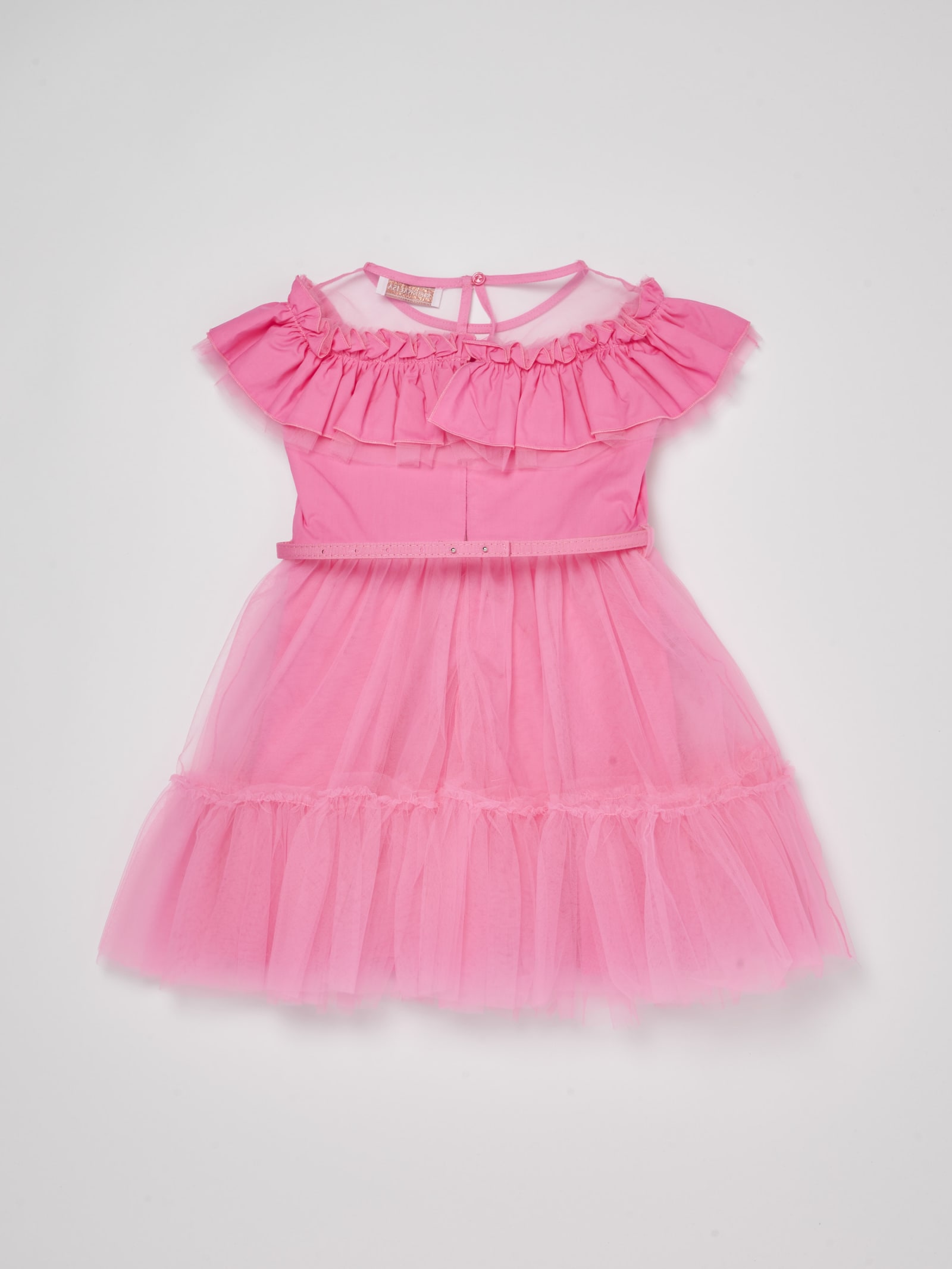 Shop Monnalisa Dress Dress In Rosa
