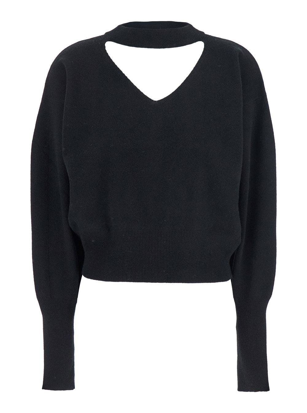 Maglia Scollo V Davanti E Dietro 70%lana/30%cashmere