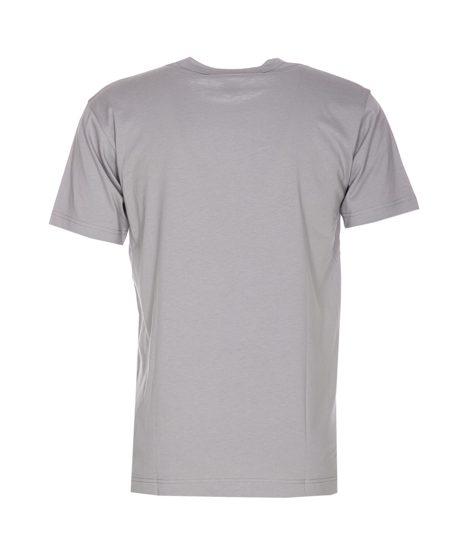 Shop Comme Des Garçons Logo T-shirt In Grey