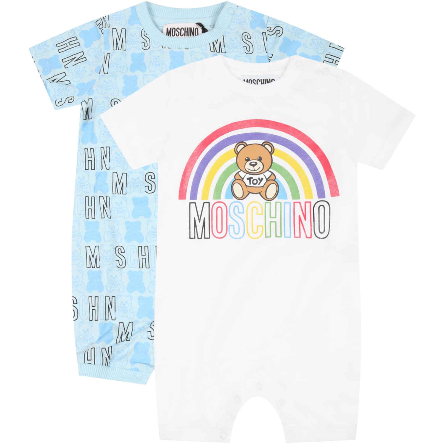 Moschino Multicolor Set For Baby Boy With Logos