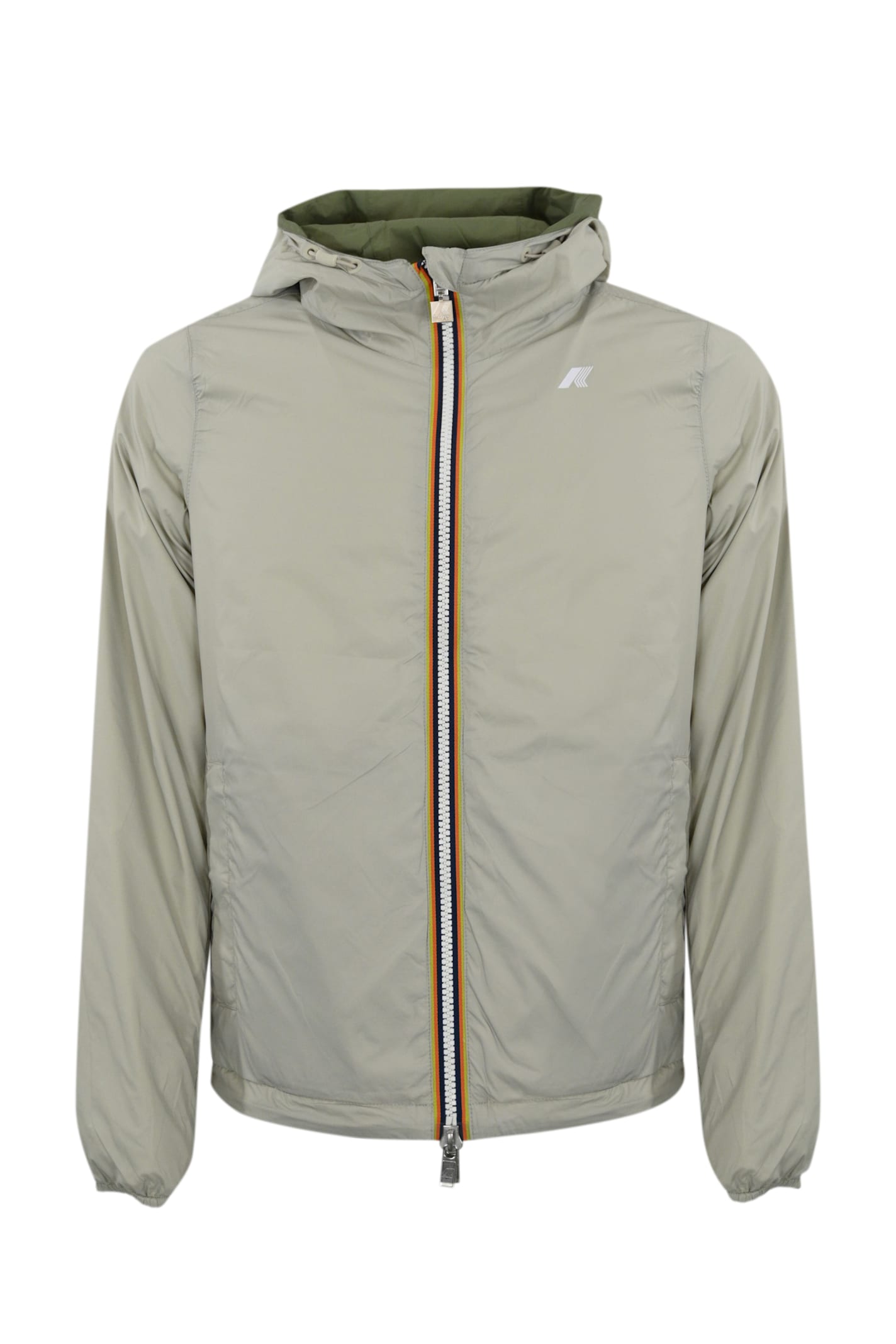 K-way Jake Plus.2 Reversible Jacket Jacket In Green