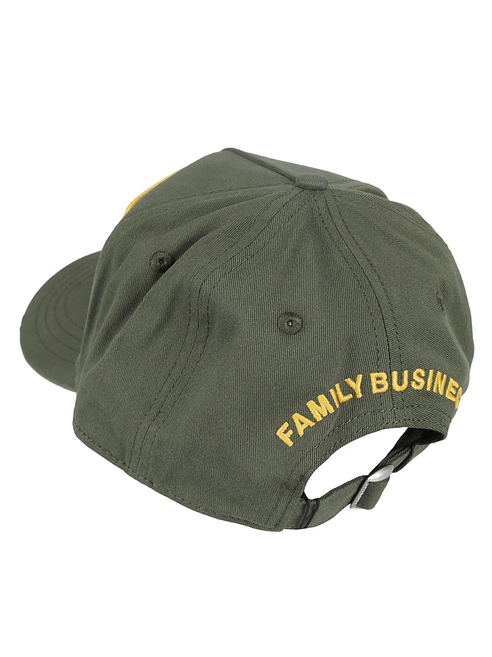 Shop Dsquared2 Patch Baseball Cap In Military Green