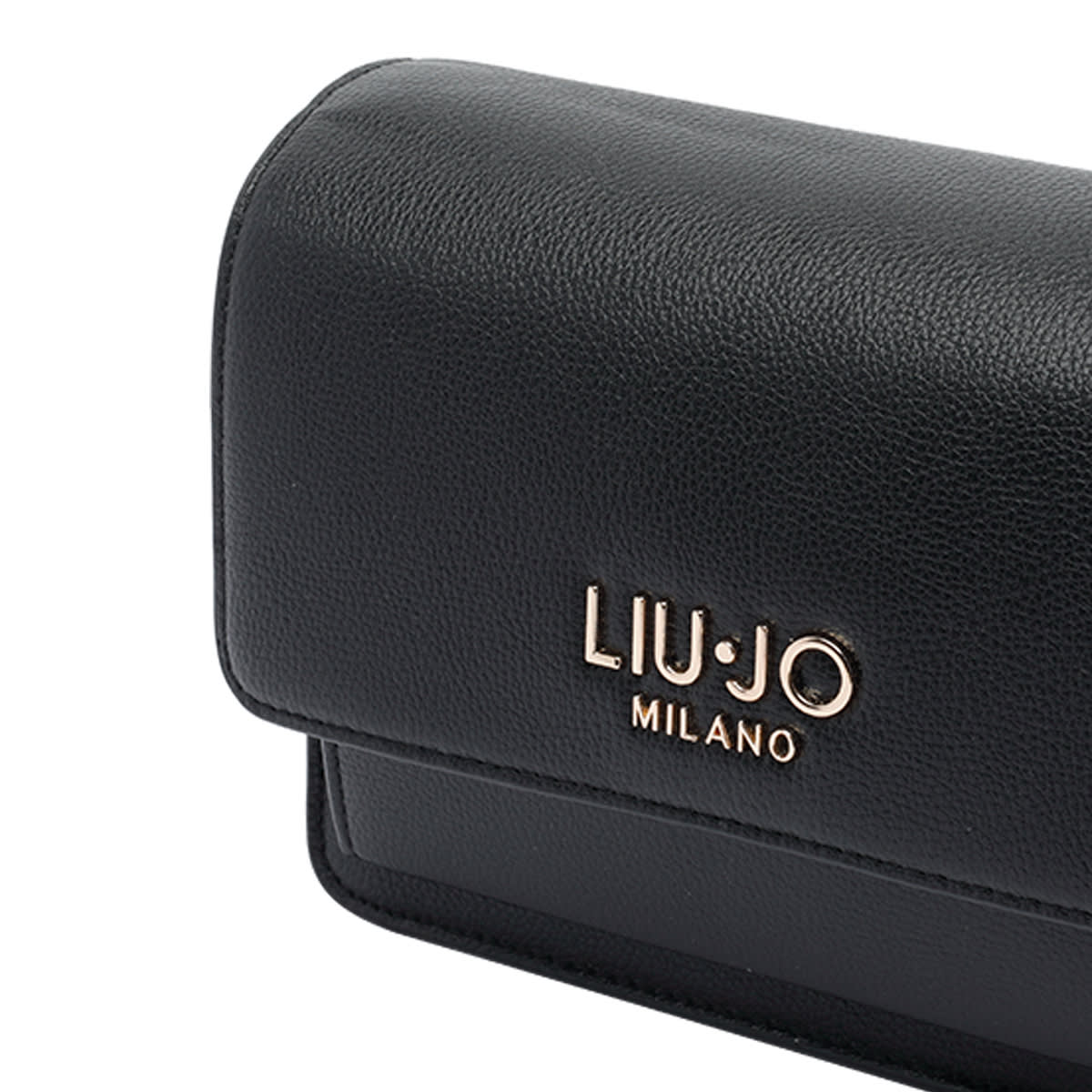 Liu •jo Crossbody Bag With Removable Chain Strap In Black