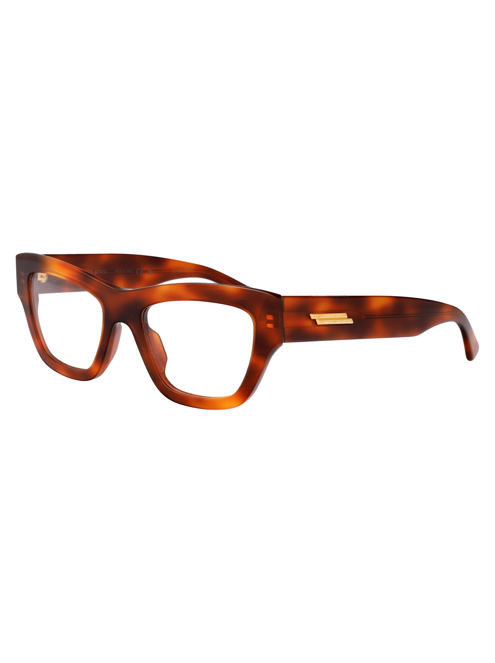 Bottega Veneta Bv1360o Glasses In Havana-havana-transparent