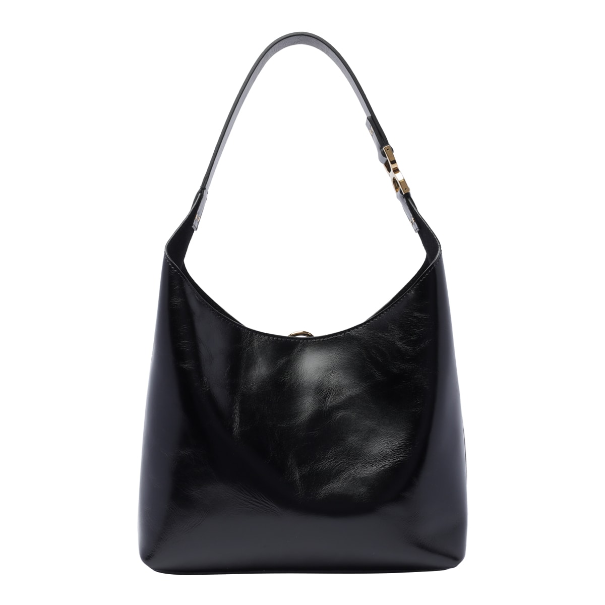 Shop Chloé Small Marcie Hobo Bag In Black