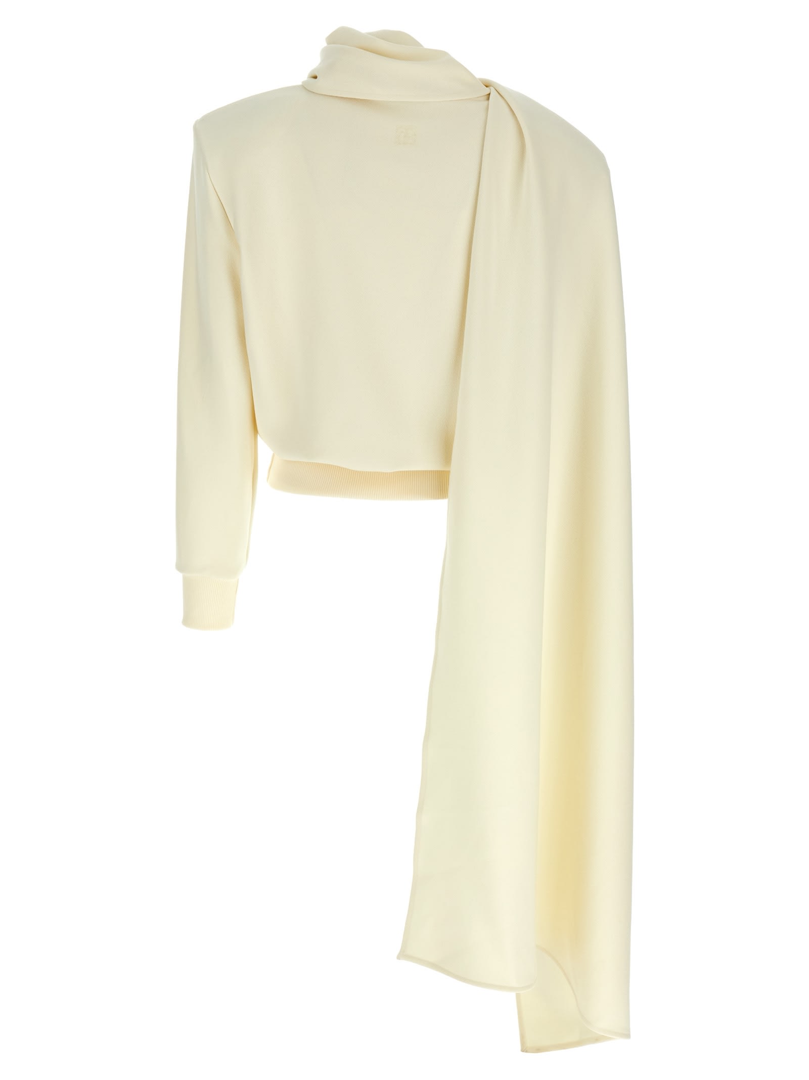 Magda Butrym 01 Sweatshirt White In White