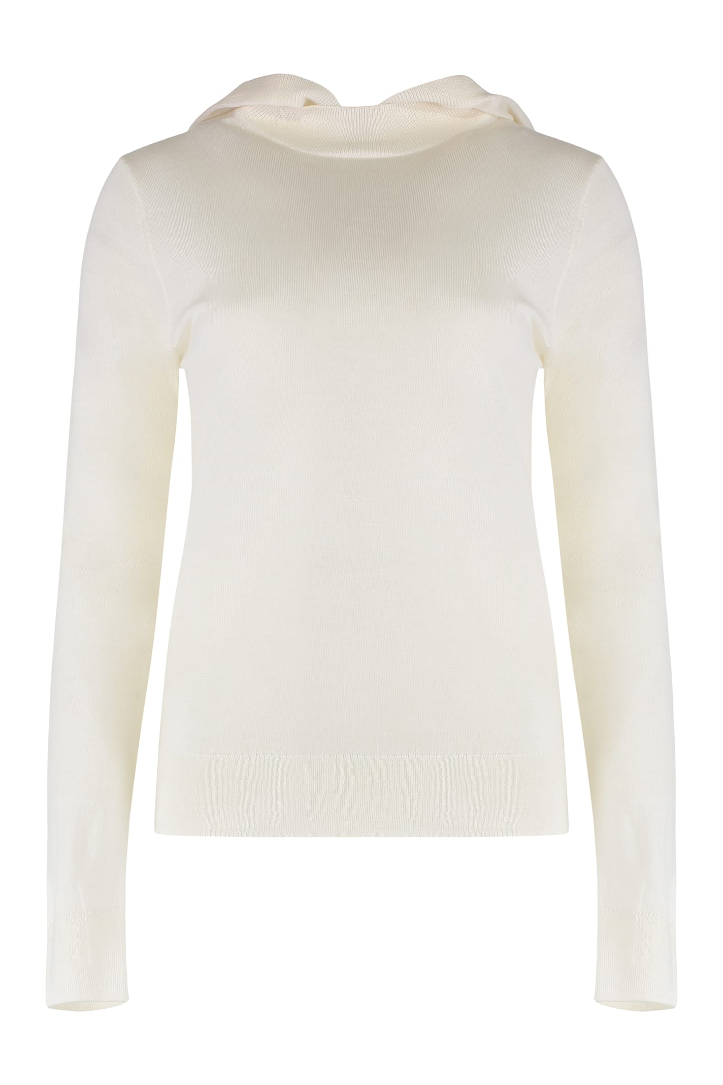 P.a.r.o.s.h . Linfa Knitted Hoodie In White
